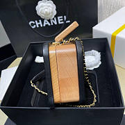 Chanel Beech Wooden Case Box Bag - 4