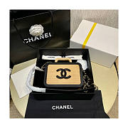 Chanel Beech Wooden Case Box Bag - 2