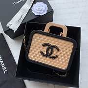 Chanel Beech Wooden Case Box Bag - 1