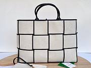 Bottega Veneta Medium intreccio canvas arco tote bag - 1