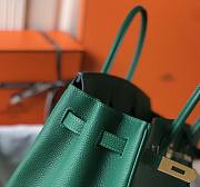 Hermes Togo Green Leather 25/30 Bag - 2