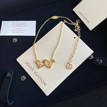 Louis Vuitton necklace hearts