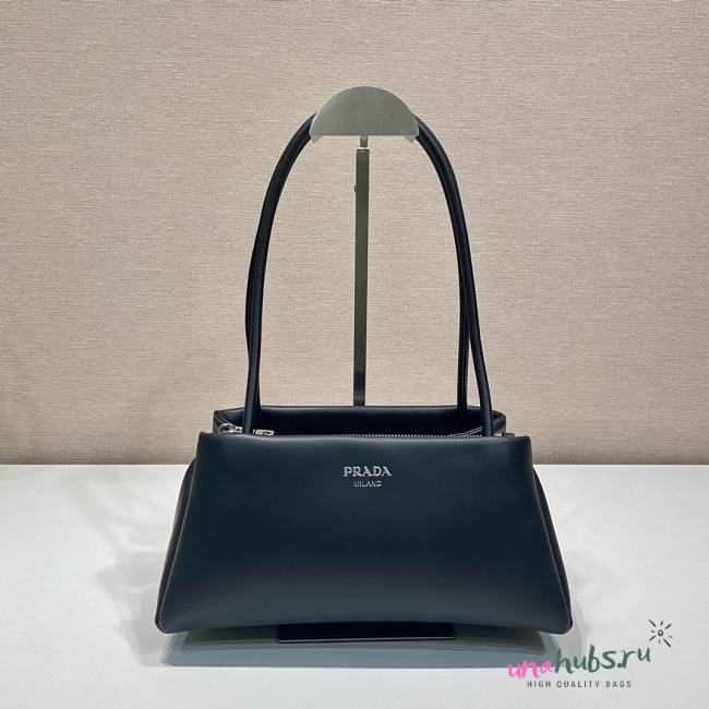 Prada small top-handle black nappa leather bag - 1