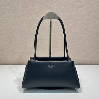 Prada small top-handle black nappa leather bag