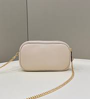 Fendi Easy 2 Baguette White Leather Bag - 4