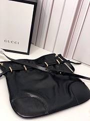 Gucci 1955 Horsebit Messenger Black Bag  - 5