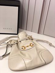 Gucci 1955 Horsebit Messenger White Bag - 4