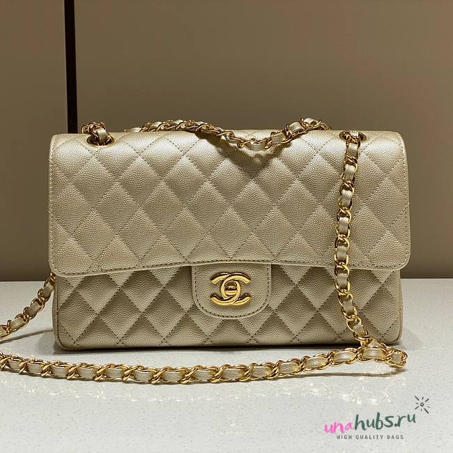 Chanel CF golden caviar leather 25 bag - 1