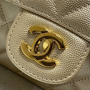 Chanel CF golden caviar leather 25 bag - 6