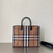 BURBERRY Denny checked tote bag - 6