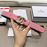 Chanel pink belt 3cm - 1