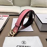 Chanel pink belt 3cm - 5