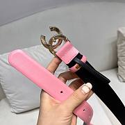 Chanel pink belt 3cm - 4