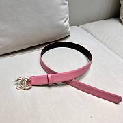 Chanel pink belt 3cm - 2