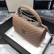 Chanel Trendy CC Beige V Quilter Top Handle Bag - 5