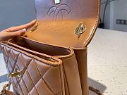 Chanel Trendy Brown CC Flap Top Handle Bag - 2