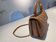 Chanel Trendy Brown CC Flap Top Handle Bag - 5