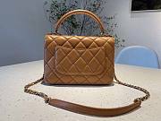 Chanel Trendy Brown CC Flap Top Handle Bag - 6