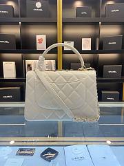 Chanel New Trendy White CC Flap Top Handle Bag - 5