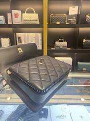 Chanel New Trendy Black CC Flap Top Handle Bag - 4