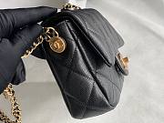 Chanel 22A Mini Caviar Black Flap Bag - 2