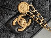 Chanel 22A Mini Caviar Black Flap Bag - 5