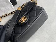 Chanel 22A Mini Caviar Black Flap Bag - 6