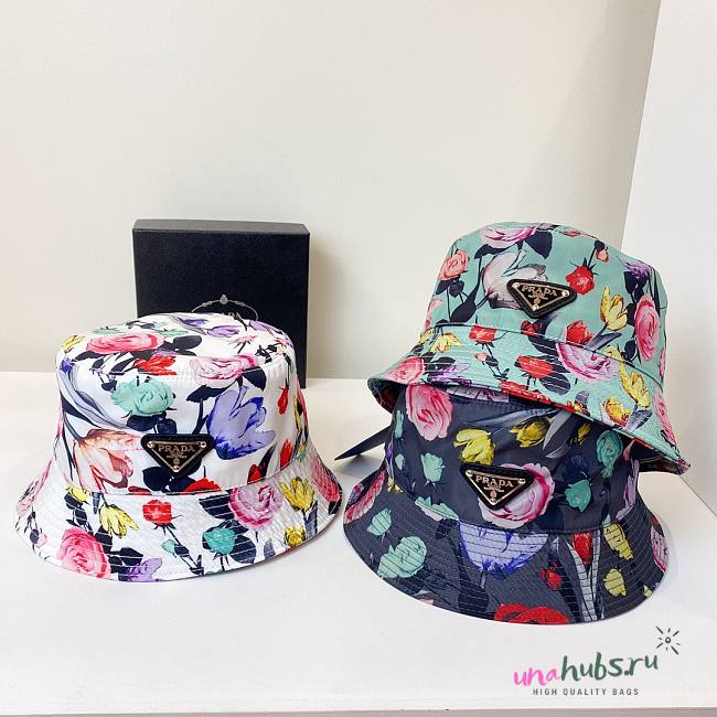 Prada flower bucket hat - 1