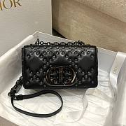 Dior Caro Lucky Star All Black Leather Bag - 1