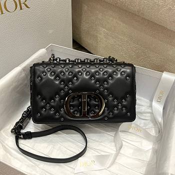 Dior Caro Lucky Star All Black Leather Bag