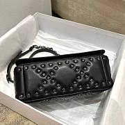 Dior Caro Lucky Star All Black Leather Bag - 3