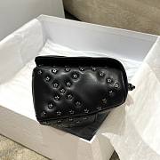 Dior Caro Lucky Star All Black Leather Bag - 6