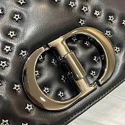 Dior Caro Lucky Star All Black Leather Bag - 5