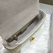 Dior Caro LuckyStar White Leather Bag  - 2