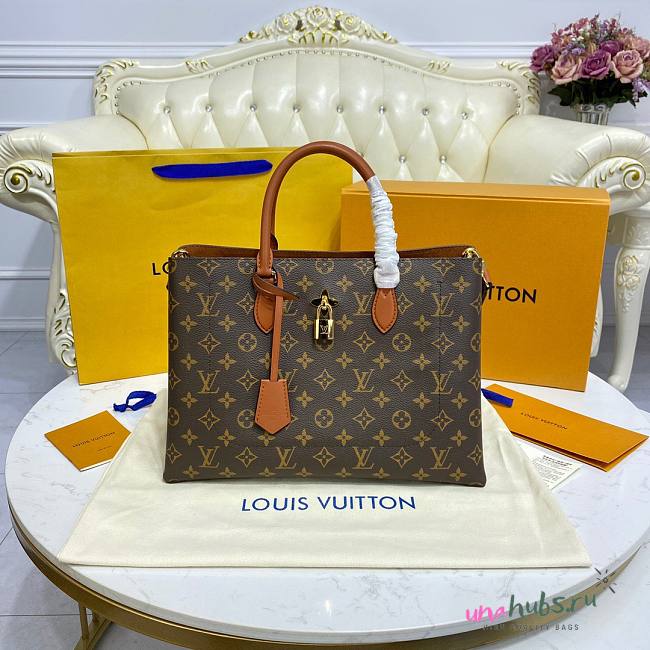 Louis Vuitton Flower Tote Shoulder Brown Bag M43550 - 1