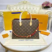 Louis Vuitton Flower Tote Shoulder Brown Bag M43550 - 3