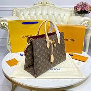 Louis Vuitton Flower Tote Shoulder Cream Bag M43550 - 2