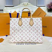 Louis Vuitton Onthego white retro colored MM bag - 2