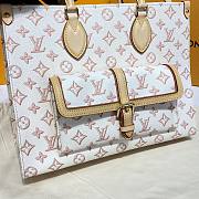 Louis Vuitton Onthego white retro colored MM bag - 5