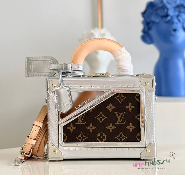 Louis Vuitton Peptite Valise silver bag - 1