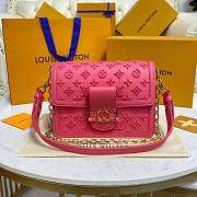  Louis Vuitton Dauphine Rose Fluo Pink Bag - 1