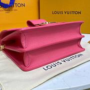  Louis Vuitton Dauphine Rose Fluo Pink Bag - 5