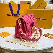  Louis Vuitton Dauphine Rose Fluo Pink Bag - 4