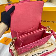  Louis Vuitton Dauphine Rose Fluo Pink Bag - 3