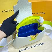 Louis Vuitton Capucines Mini White/Green Bag - 5