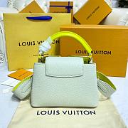 Louis Vuitton Capucines Mini White/Green Bag - 4