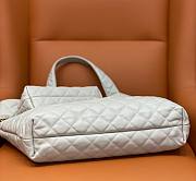 YSL Icare Maxi Shopping White Lambskin Bag - 6