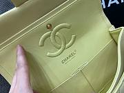 CHANEL 1112 Yellow 2.55 Lampskin Flap 25cm Bag - 2