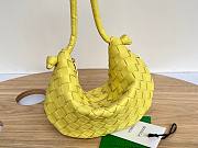 Bottega Veneta Turn Medium Yellow Intrecciato Leather Bag - 6