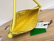 Bottega Veneta Turn Medium Yellow Intrecciato Leather Bag - 4